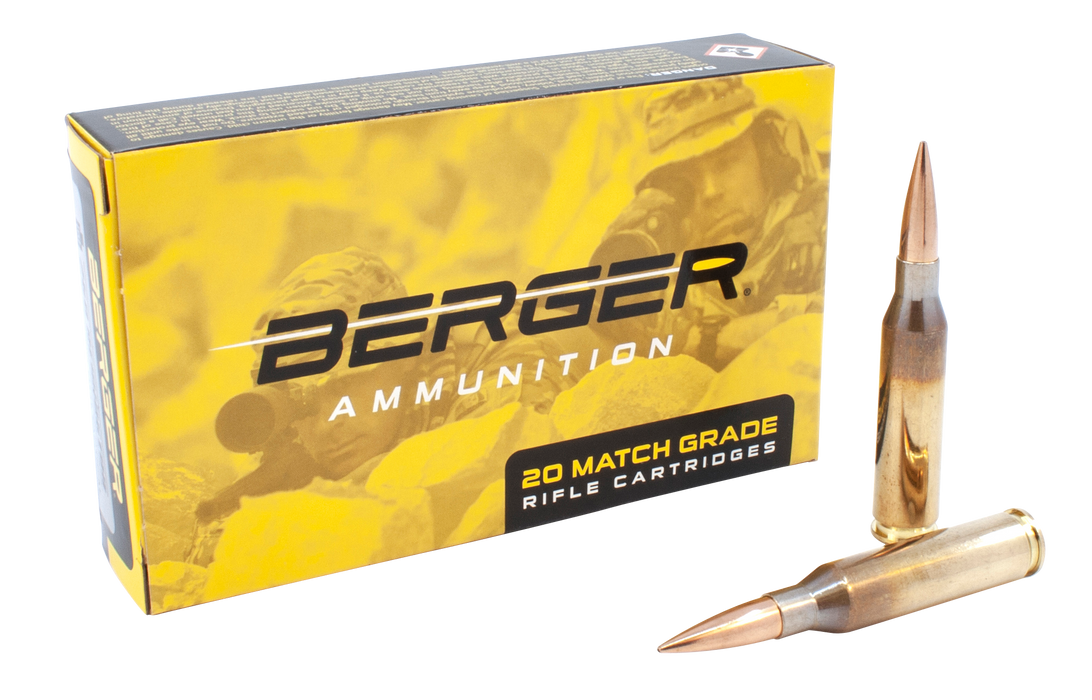 Berger Bullets Tactical, Berg 30020   260rem  130gr Hyb Otm Tact  20/10