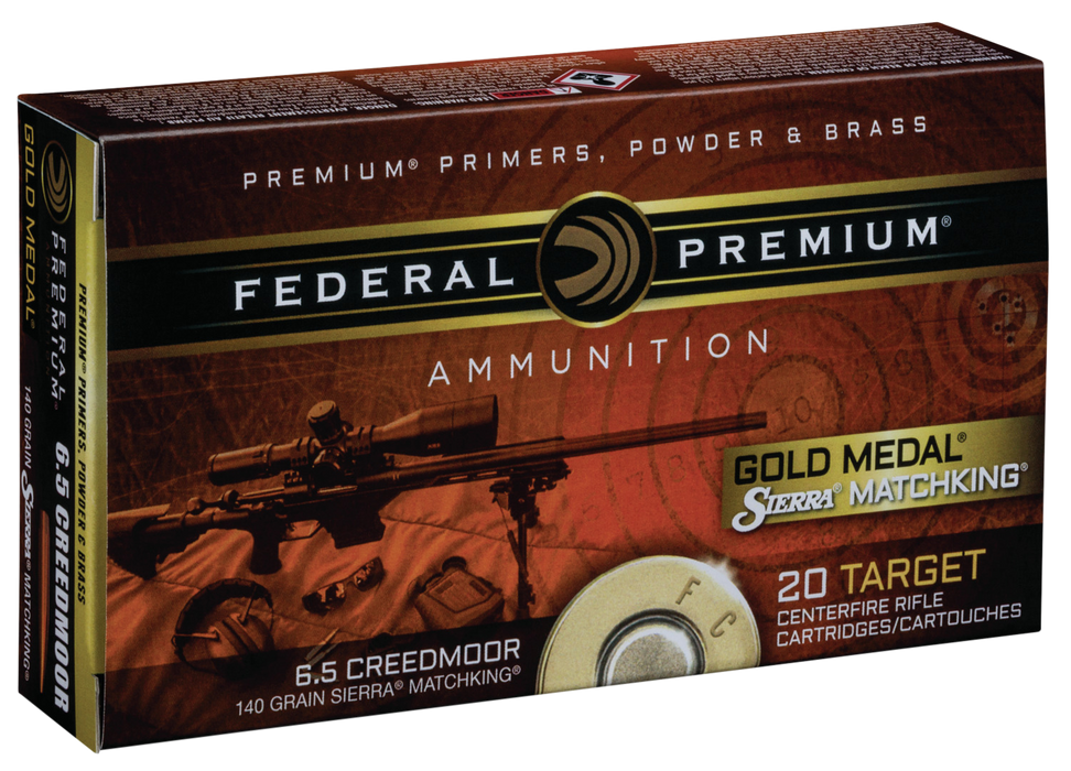 Federal Premium, Fed Gm65crd1       6.5crd  140 Gmsmk        20/10