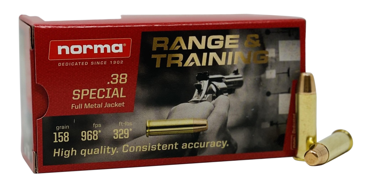 Norma Ammunition (ruag) Range And Training, Norma 620540050 38             158 Fmj       50/20