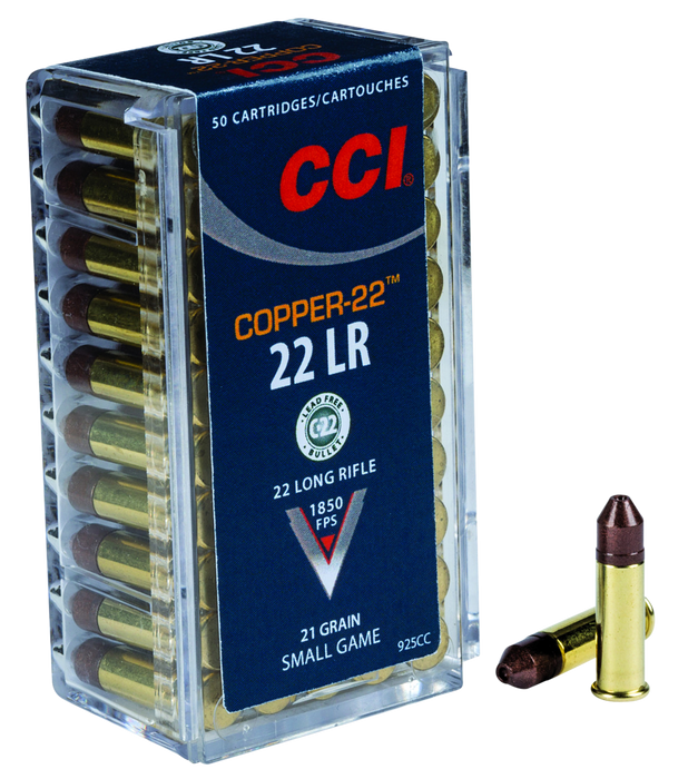 Cci Copper-22, Cci 925cc 22 Lr Copper 21 Chp              50/100