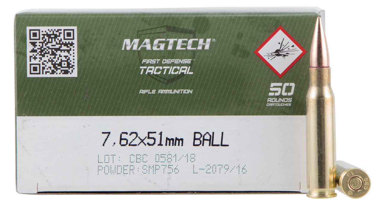Magtech Tactical/training, Magtech 762a       7.62x51  M80 Ball        50/08