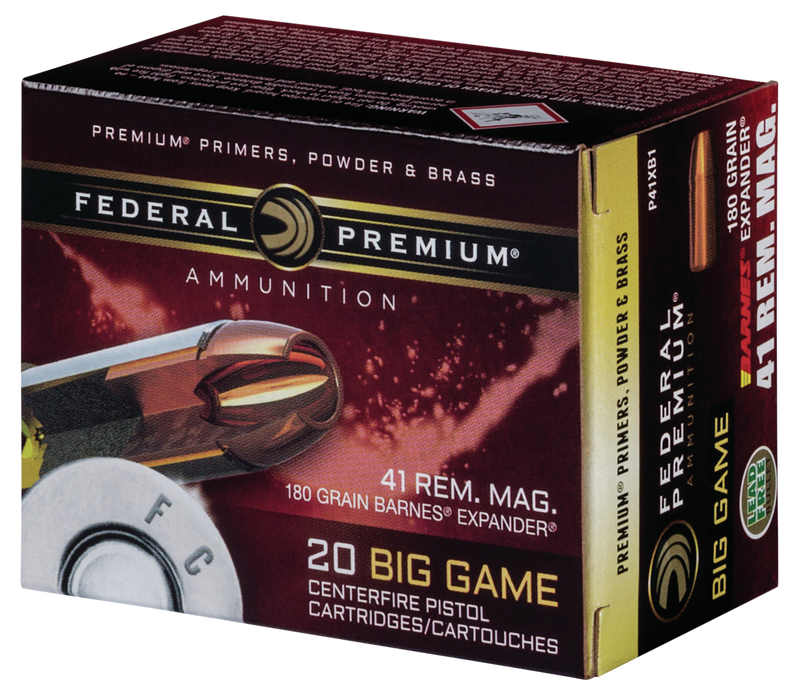 Federal Premium, Fed P41xb1       41mg      180 Brx         20/10