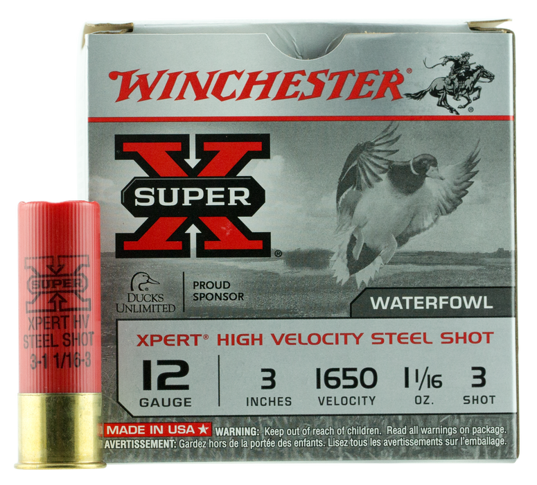 Winchester Ammo Super X, Win Wex123m3   Xpert 3mg 11/16stl   25/10