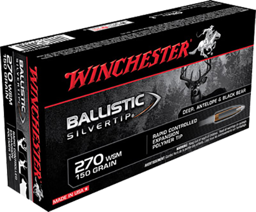 Winchester Ammo Ballistic Silvertip, Win Sbst2705a     270wsm 150blst     20/10