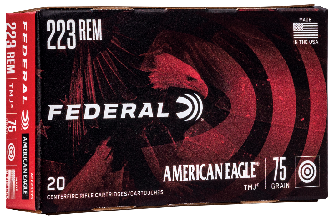 Federal American Eagle, Fed Ae223t75       223      75 T Mj        20/25