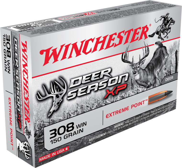 Winchester Ammo Deer Season Xp, Win X308ds        308    150ep       20/10  Deer