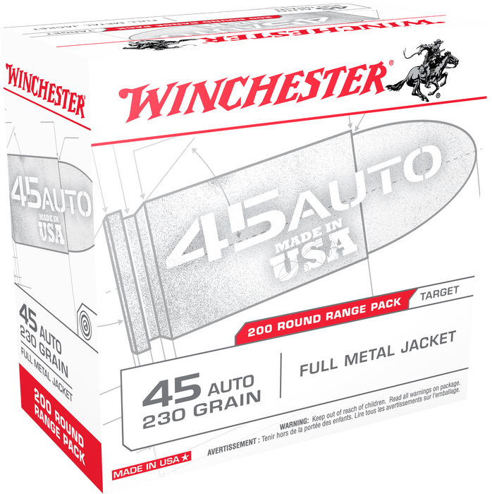 Winchester Ammo Usa, Win Usa45w    45         230 Fmj    200/03