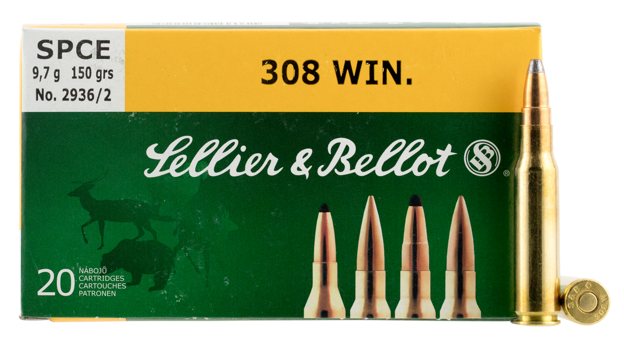 Sellier & Bellot Rifle, S&b Sb308b         308win  180 Fmj          20/25