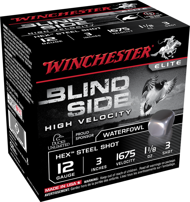 Winchester Ammo Blindside, Win Sbs123hv3  Blindside 3in Hv 1 1/8 Oz   25/10