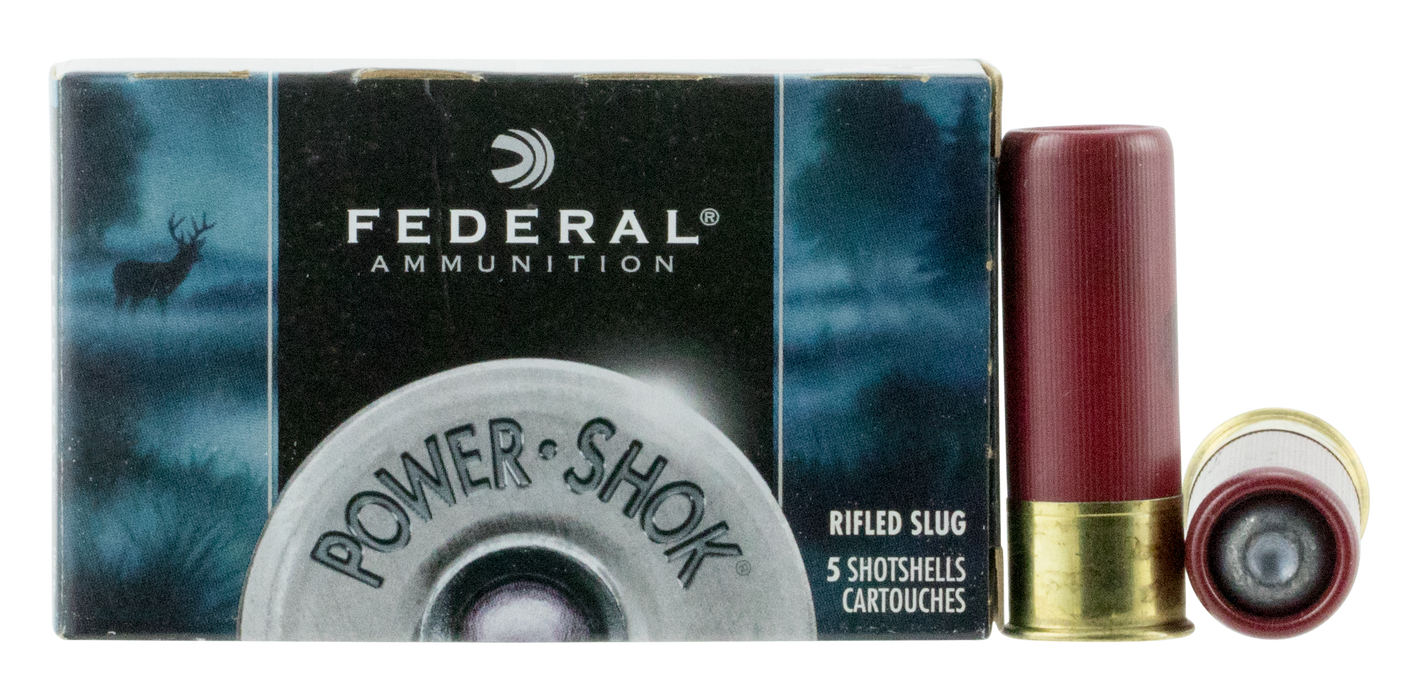 Federal Power-shok, Fed F127rs            12         Slug      5/50