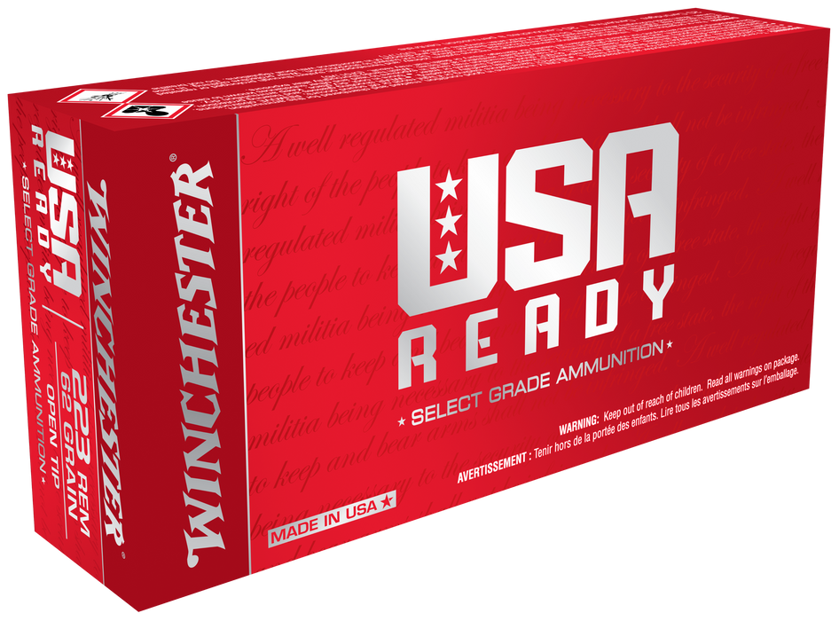 Winchester Ammo Usa Ready, Win Red223    223         62 Fmjfn   20/10 Usready