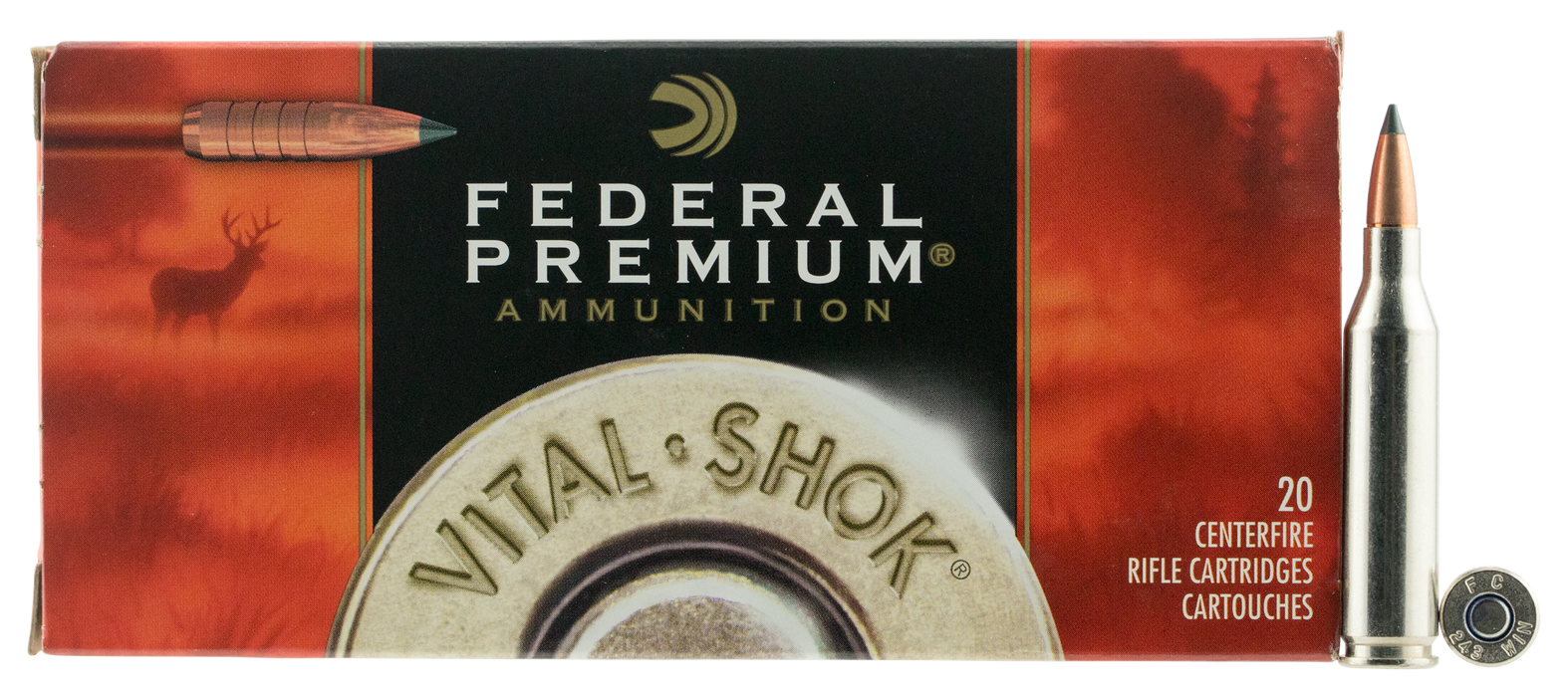 Federal Premium, Fed P243tc1        243      85 Tc           20/10