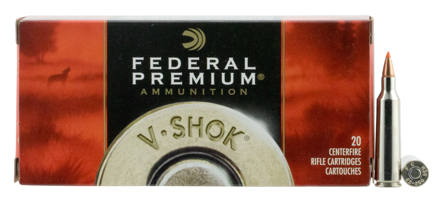 Federal Premium, Fed P22250f        22250    55 Nbt          20/10