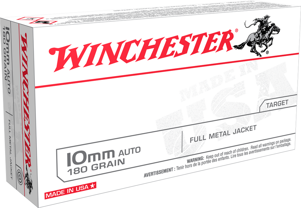 Winchester Ammo Usa, Win Usa10mm   10mm       180 Fmj     50/10