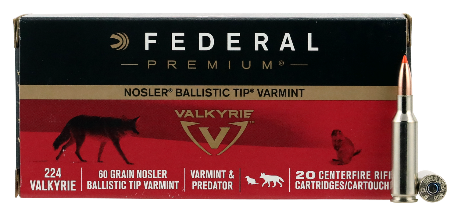 Federal Premium, Fed P224vlkbt1     224val   60 Nosbt        20/10