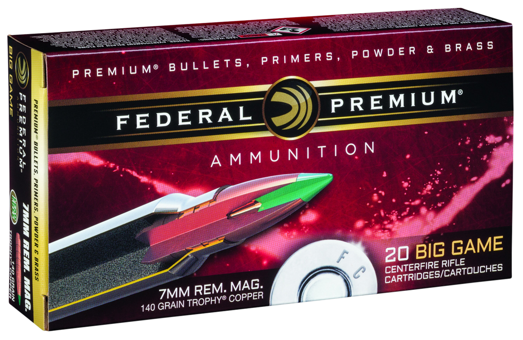 Federal Premium, Fed P7rtc2         7mm Mg  140 Tc           20/10