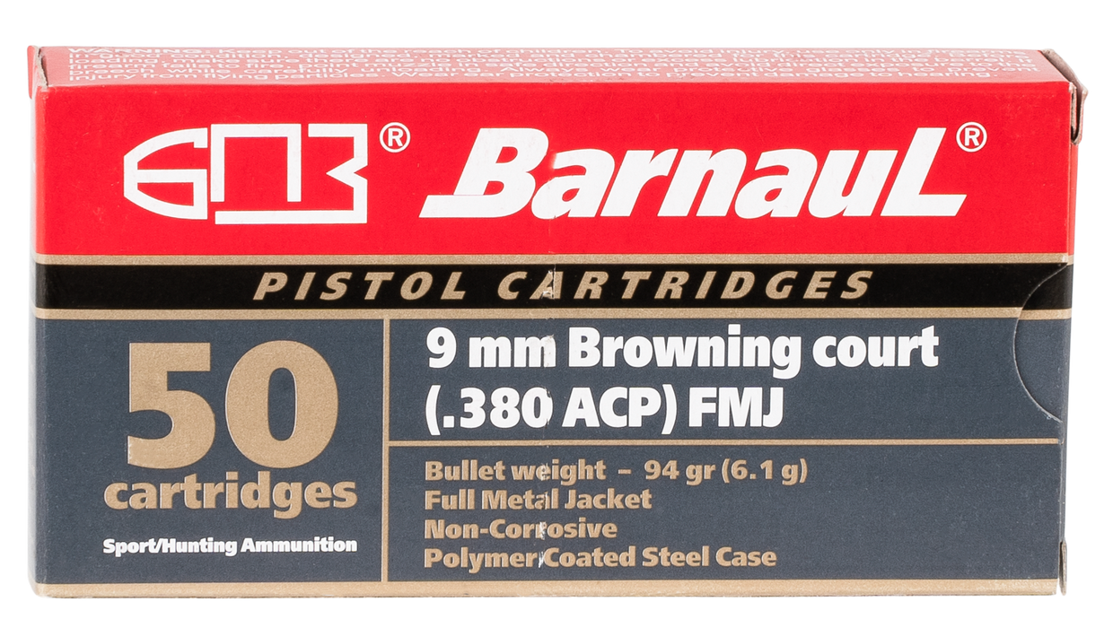 Barnaul Ammo Pistol, Barnaul 380auto-fmj94           380  94 Fmj 1000rd