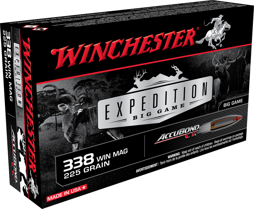 Winchester Ammo Expedition Big Game, Win S338ct        338win 225abct     20/10