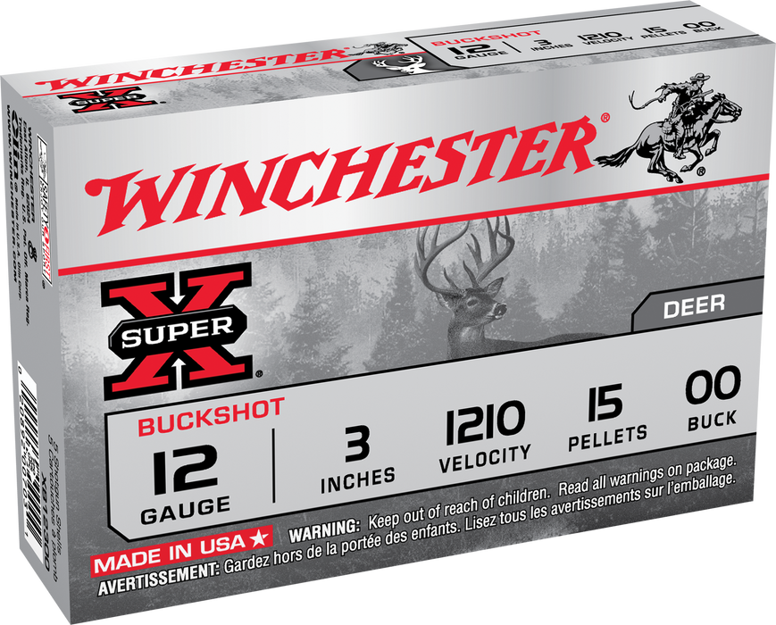 Winchester Ammo Super X, Win Xb12300    00bk  3mag      Buck   5/50