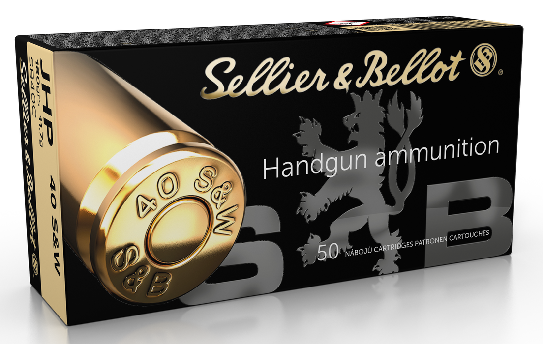 Sellier & Bellot Handgun, S&b Sb40c          40s     180 Jhp          50/20