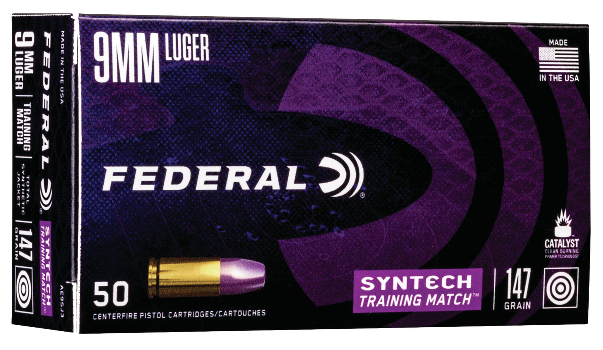 Federal American Eagle, Fed Ae9sj3       9mm       147 Trnmt       50/10