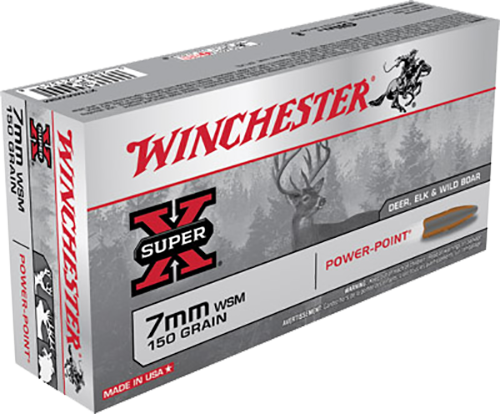 Winchester Ammo Super X, Win X7mmwsm       7mmwsm 150pp       20/10