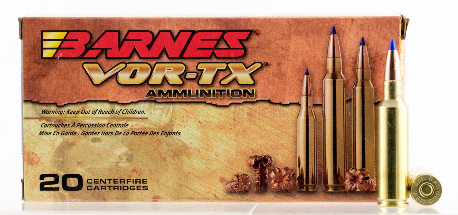 Barnes Bullets Vor-tx Rifle, Brns 21536 Bb300wsm2   300wsm    165 Ttsx Bt 20/10