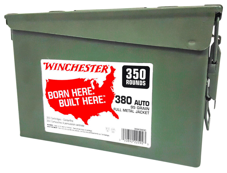 Winchester Ammo Usa, Win Ww380c    380         95 Fmj   Can 350/2