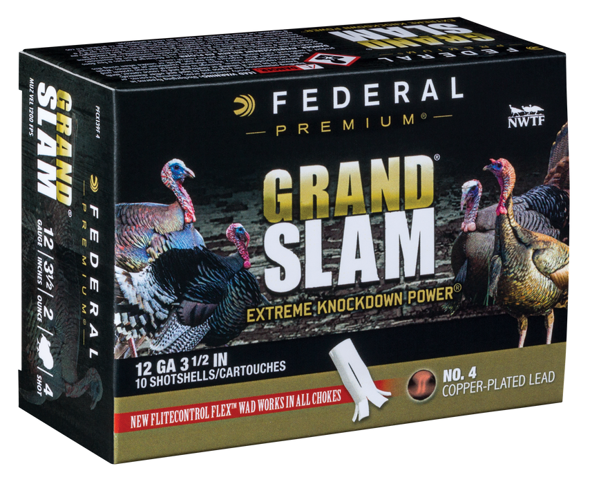 Federal Grand Slam, Fed Pfcx139f4 Grslam     12 3.5 2oz      10/50 Tky