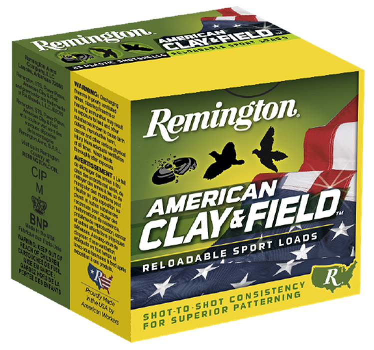 Remington Ammunition American Clay & Field Sport, Rem 20346 Ht128      12      8   11/8       25/10