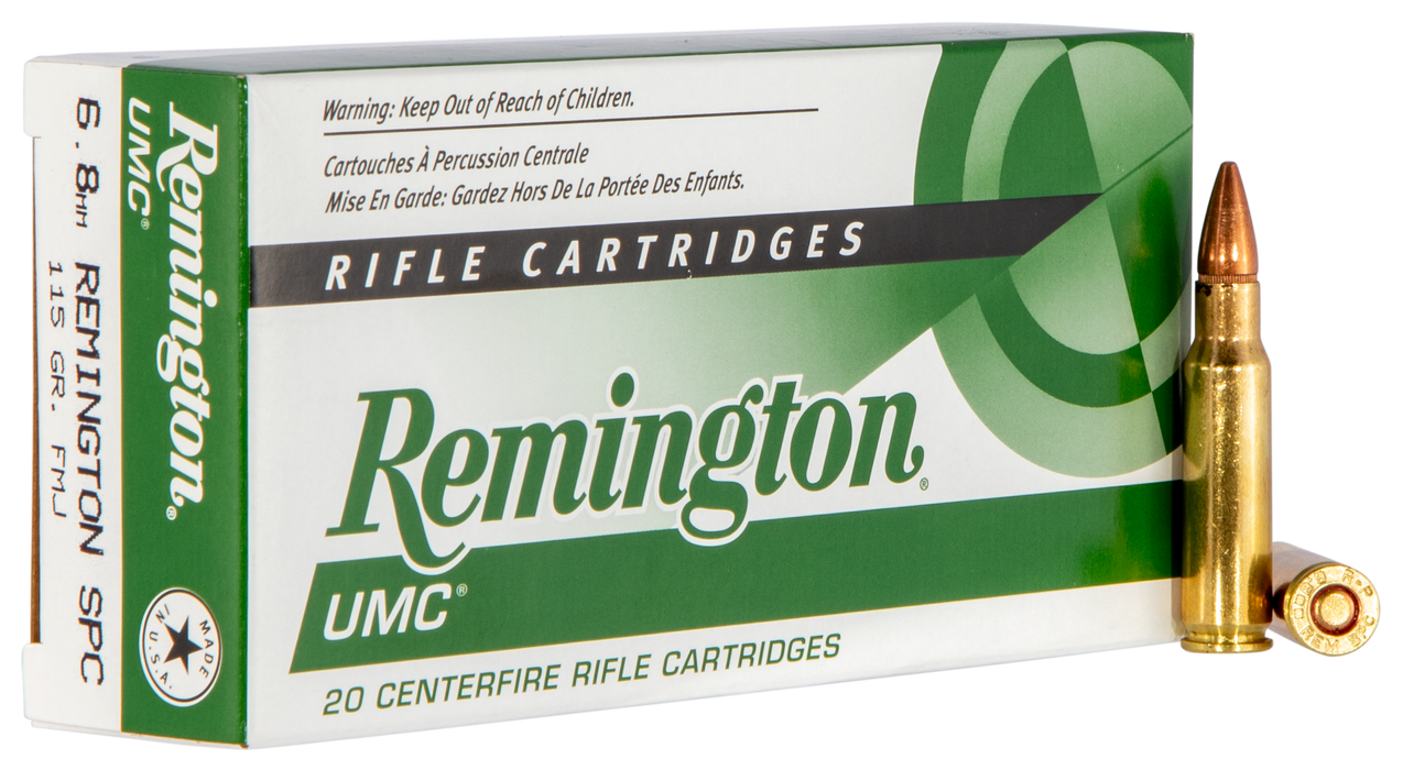 Remington Ammunition Umc, Rem 24035 L68r2     Umc 6.8 Rmspc  115 Mc   20/10