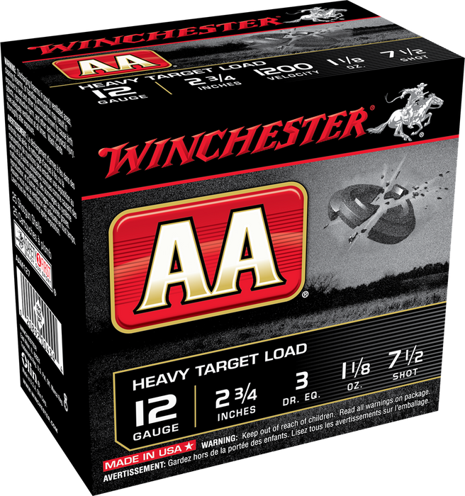 Winchester Ammo Aa, Win Aam127     Aa Heavy     11/8     25/10