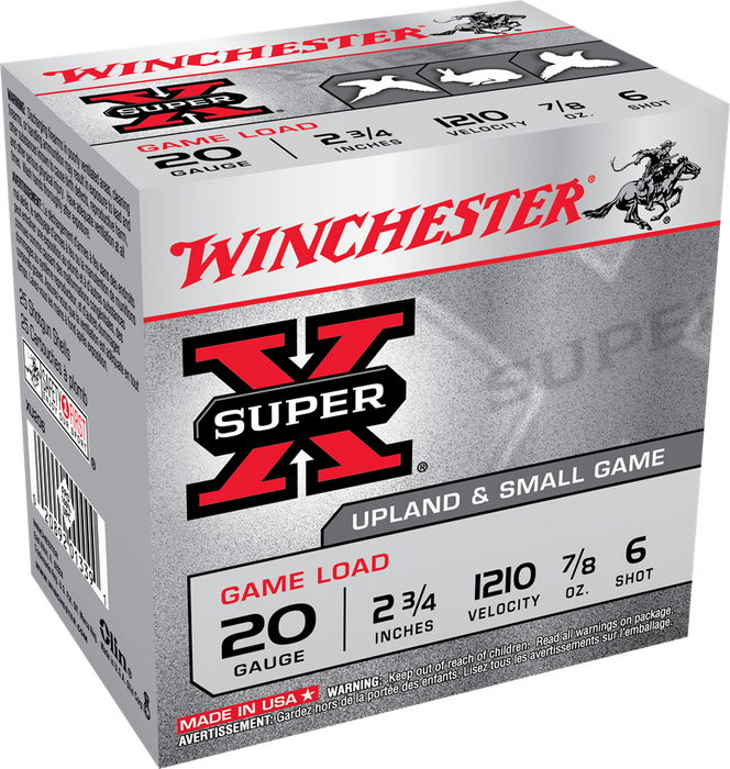 Winchester Ammo Super X, Win Xu206     Supx Game             25/10