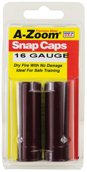 A-zoom Shotgun Snap Caps, Azoom 12212      Snap Caps 16 Ga               2pk