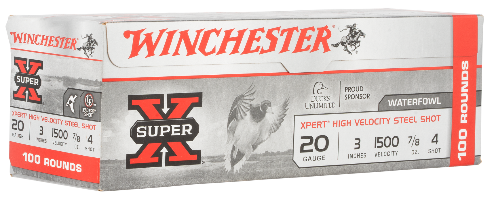 Winchester Ammo Super X, Win Wex2034vp  Xpert 3mg  7/8 Stl  100/2