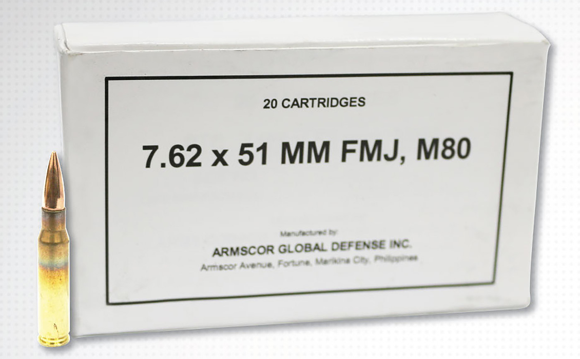 Armscor Rifle Ammo, Arms 50203 7.62*51 147gr Fmj 20rd Box    20/25