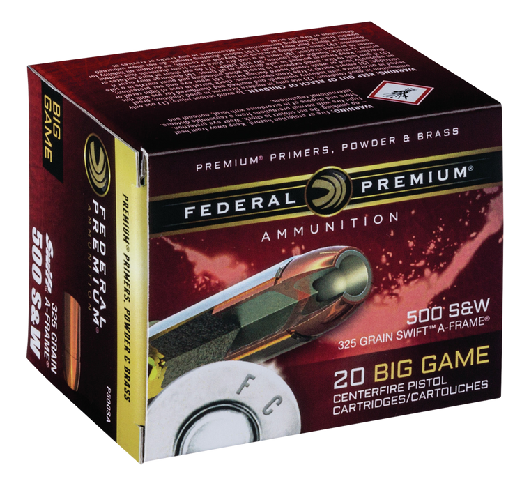 Federal Premium, Fed P500sa       500sw     325 Swafr       20/10