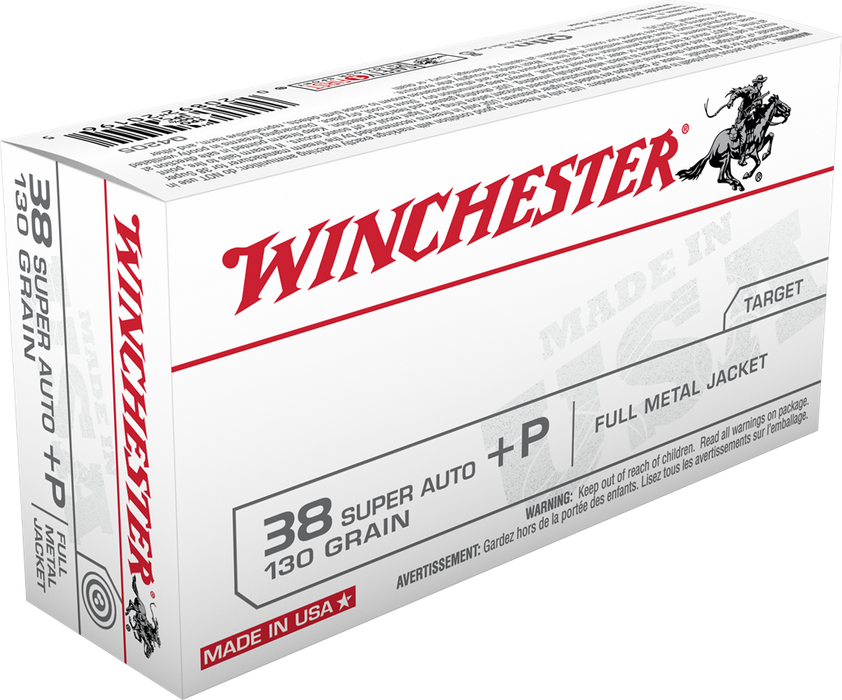 Winchester Ammo Usa, Win Q4205     38sup+p    130 Fmj     50/10