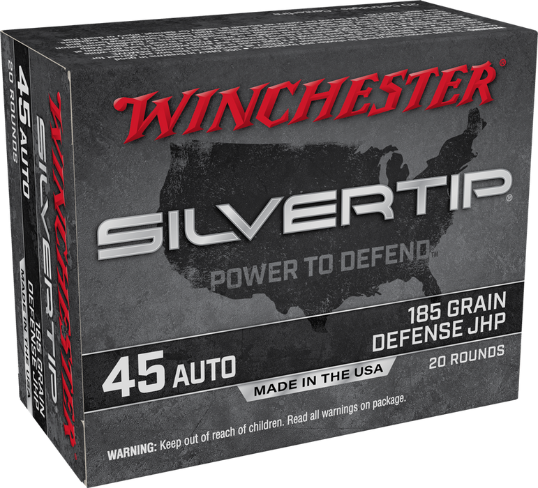 Winchester Ammo Silvertip, Win W45ast    45       185 Sthp      20/10