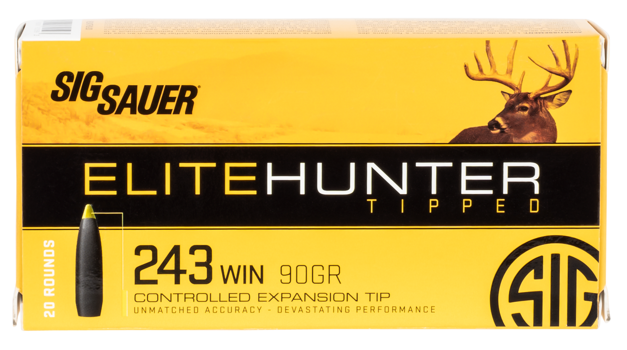 Sig Sauer Elite Hunter Tipped, Sig E3006th2-20  3006     165 Elite Hnt 20/10