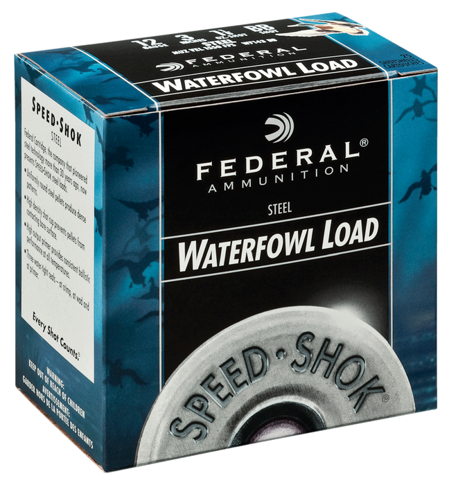 Federal Speed-shok, Fed Wf1431        Spdshk 12 3in 11/8     25/10 Stl