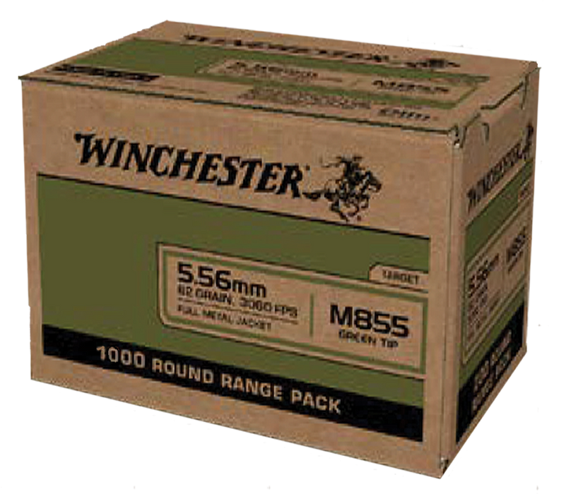 Winchester Ammo Usa, Win Wm8551000  5.56 M855  62 Fmj Lc 1000/1  *case*