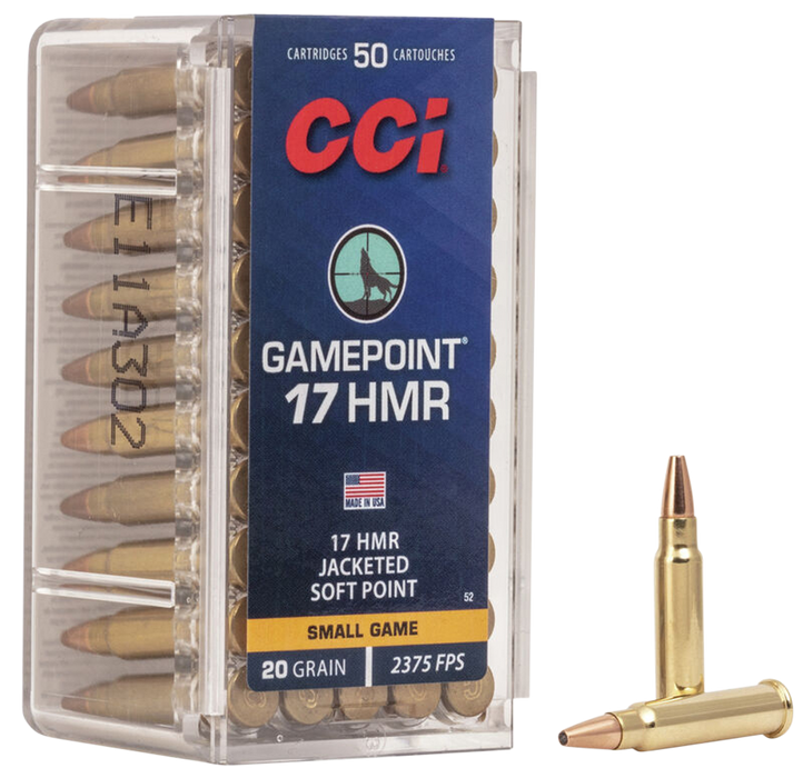 Cci Gamepoint, Cci 0052    17hmr   20 Gamepoint            50/40