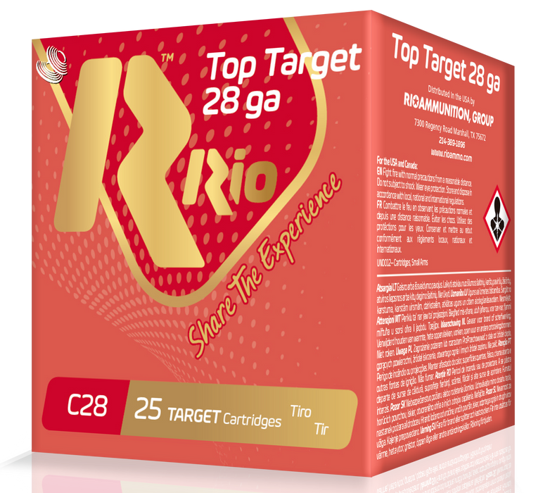 Rio Ammunition Top Target, Rio Rc288      28 2.75     3/4    Trgt       25/10