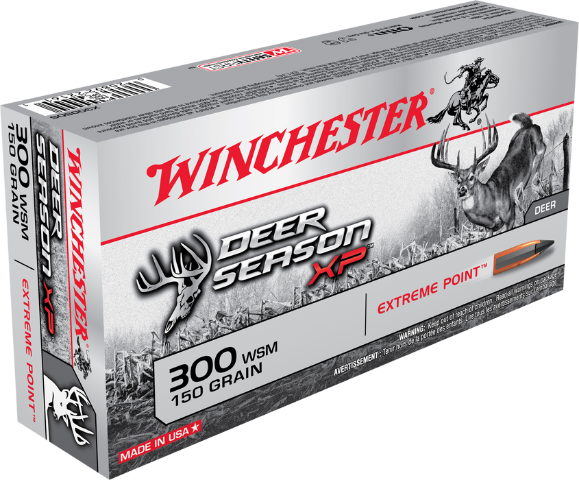 Winchester Ammo Deer Season Xp, Win X300sds       300wsm 150ep       20/10  Deer