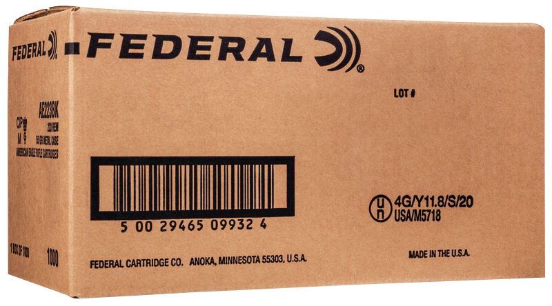 Federal American Eagle, Fed Xm193bkx     5.56     55 Fmjbt *cs*  1000rd