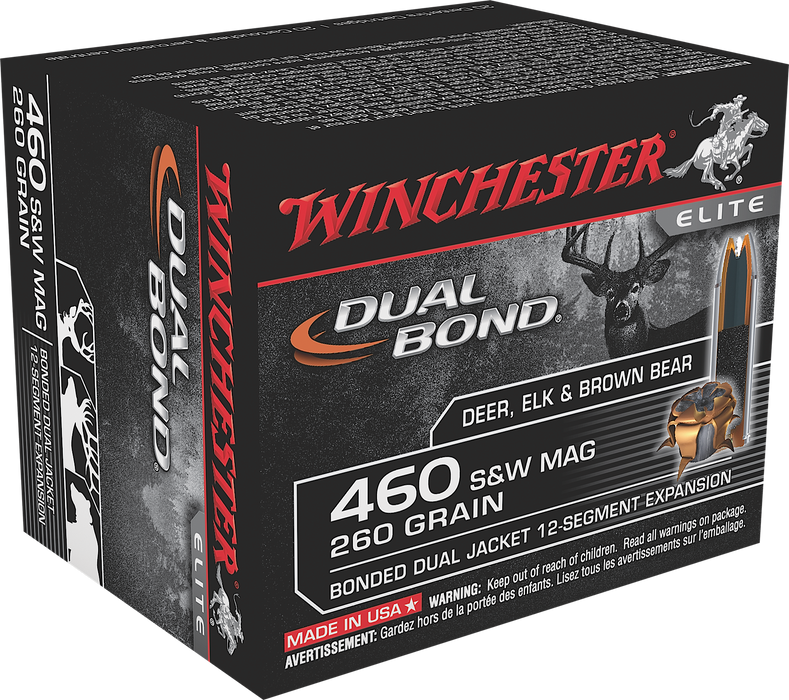 Winchester Ammo Dual Bond, Win S460swdb  460sw    260 Db        20/10