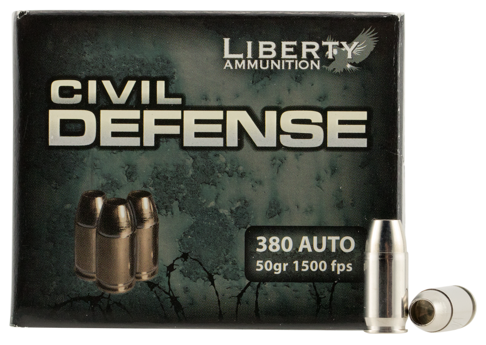 Liberty Ammunition Civil Defense, Liberty La-cd-380-023  380  50gr 20/50