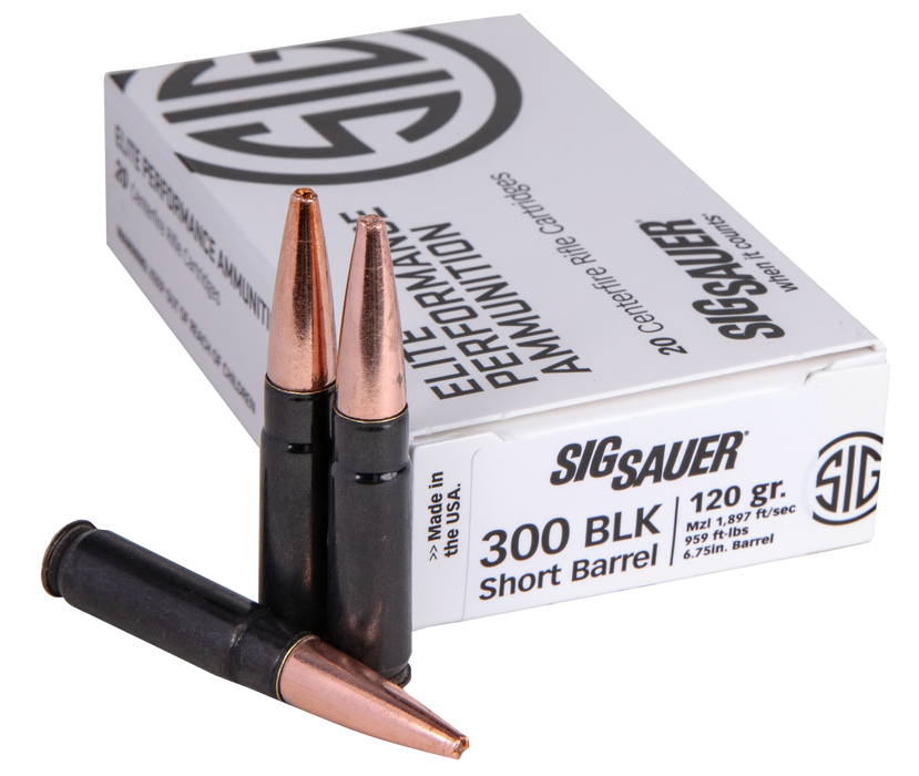 Sig Sauer Elite Copper Duty, Sig E300h1sbr-20 300bo    120 Sld Cop   20/10