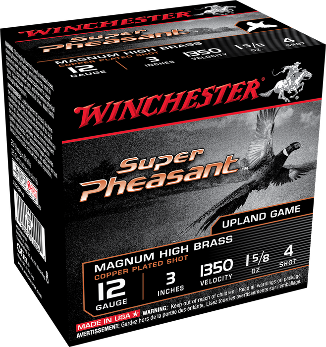 Winchester Ammo Super Pheasant, Win X123ph4 Sup Phsnt 1 5/8          25/10